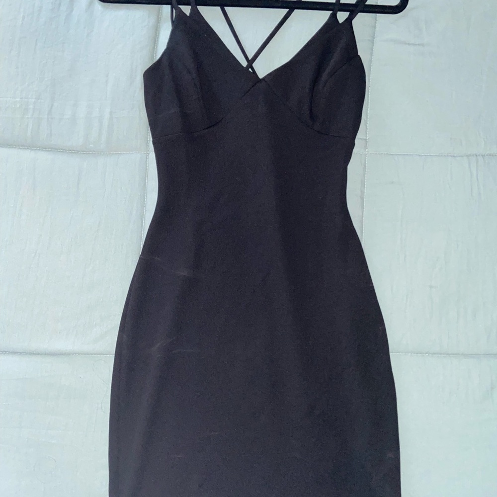 black dress